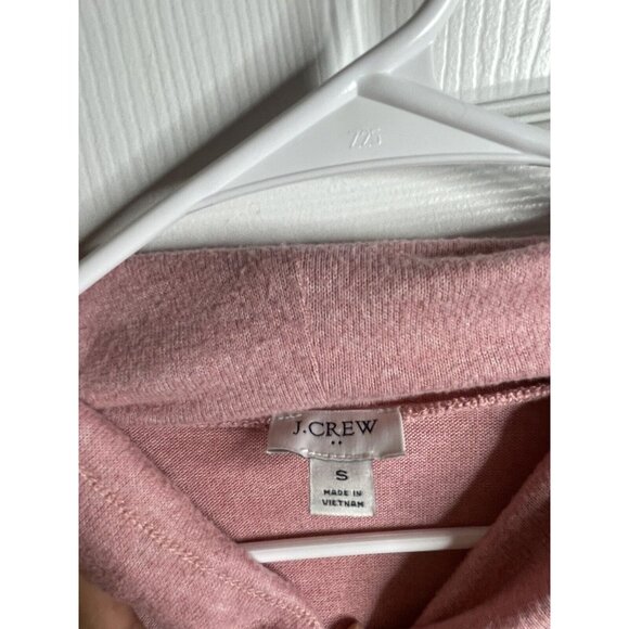 J. Crew Sweater Womens S Light Pink Funnel Neck Pullover - Picture 3 of 4